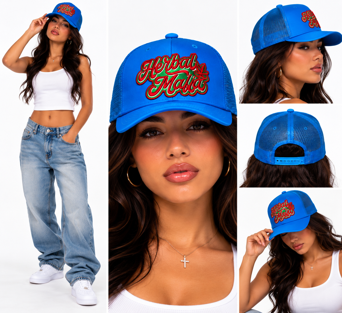 Blue Dream Mesh Trucker – Herbal Mafia Edition