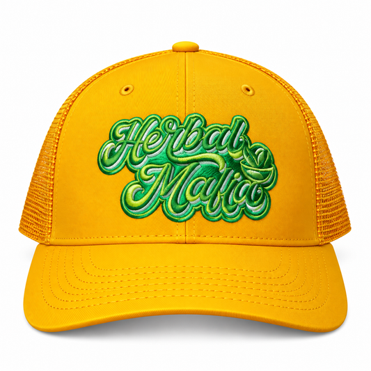Pineapple Express Mesh Trucker – Herbal Mafia Edition