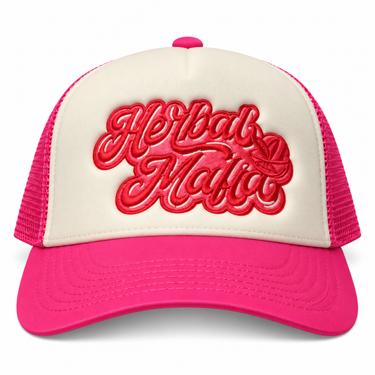 Strawberry Cough Trucker – Herbal Mafia Edition