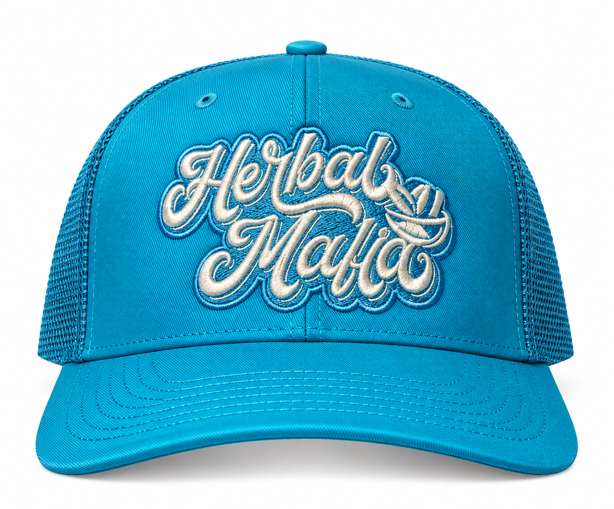 Blue Suede Cookies Trucker – Herbal Mafia Edition