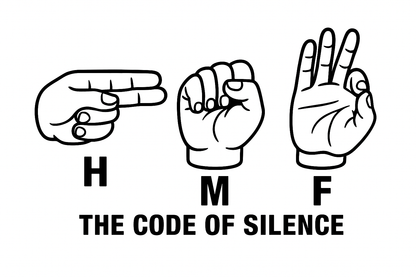 Sign Language | “Code of Silence” Hoodie