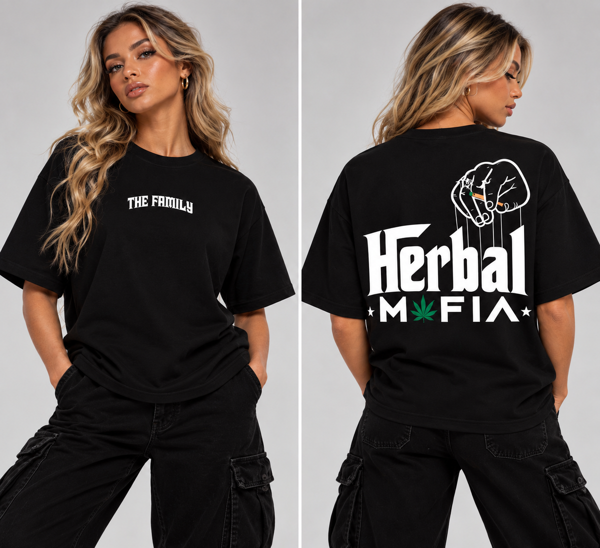 Herbal Mafia “The Family” Edition Black T Shirt