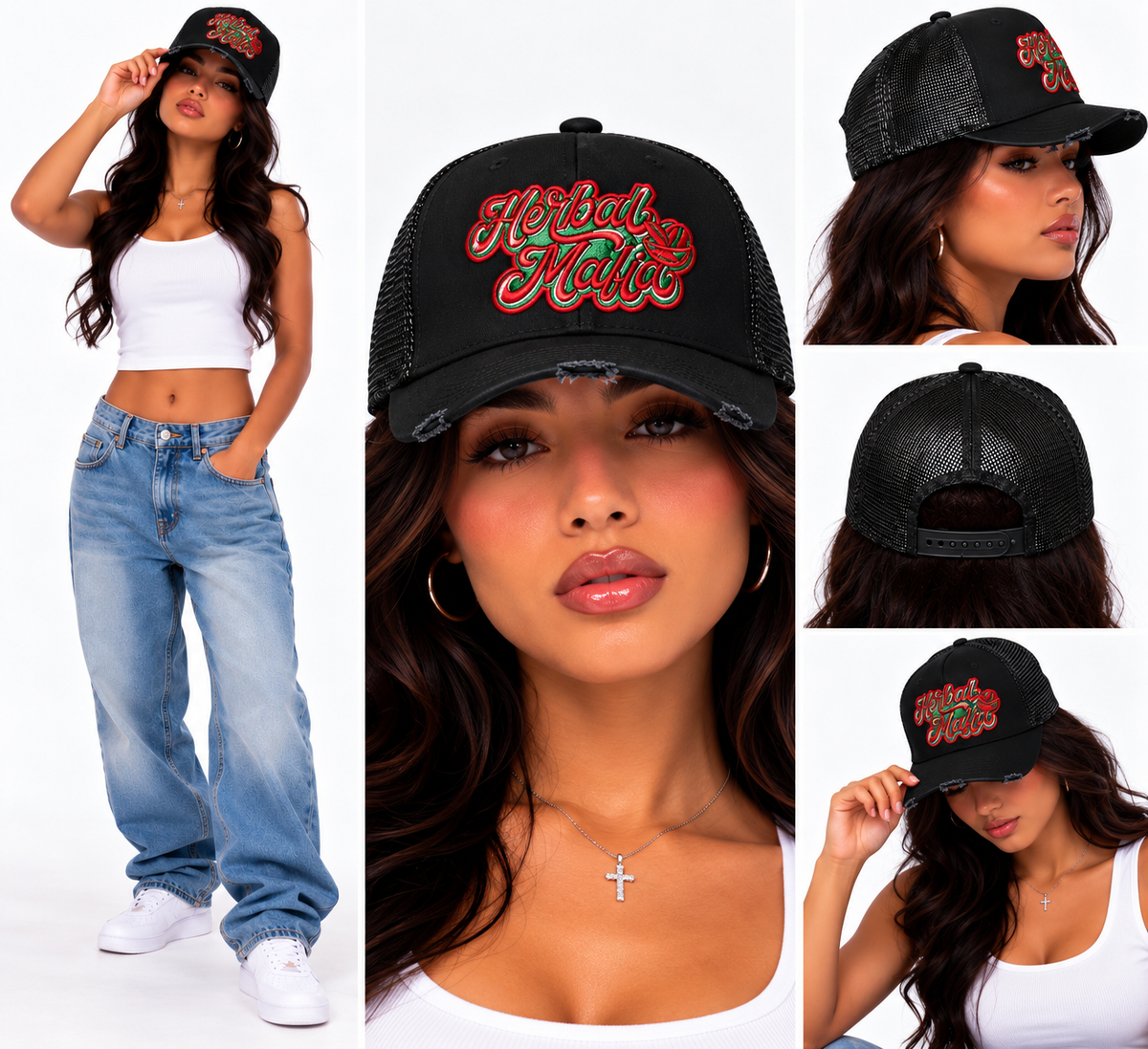 Death Star Mesh Trucker – Herbal Mafia Edition