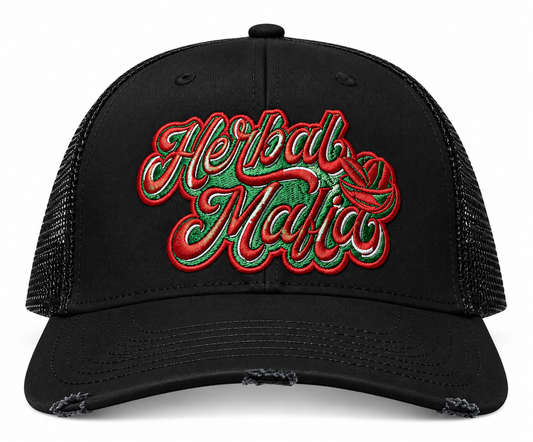 Death Star Mesh Trucker – Herbal Mafia Edition
