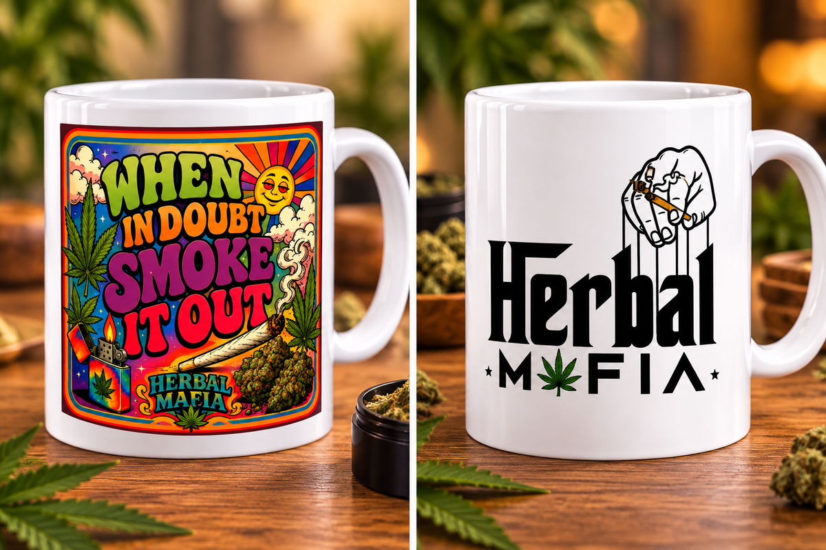 When In Doubt Smoke It Out - Herbal Mafia Coffee/ Tea Mug