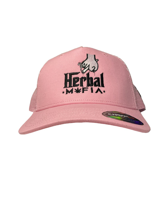 Pink Kush Mesh Hats– Herbal Mafia Edition
